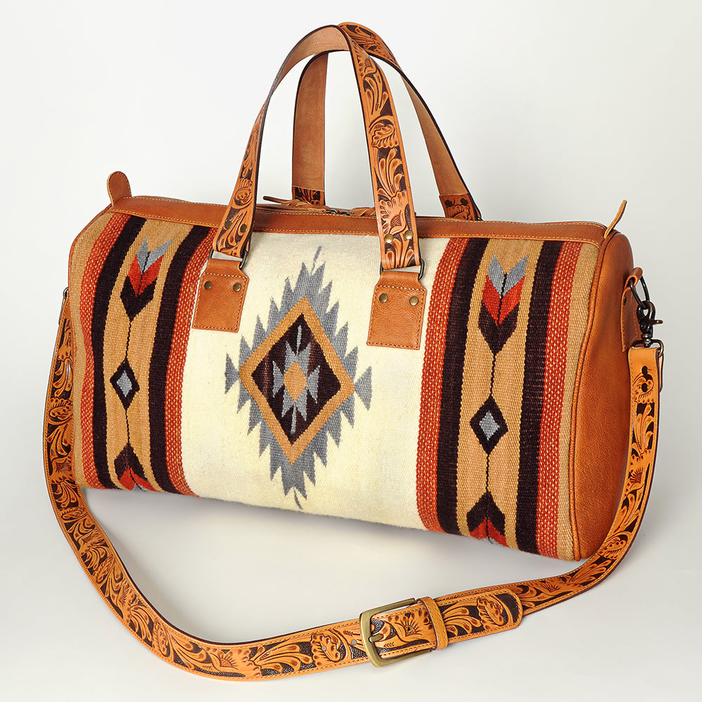 ADBG870C American Darling Hand Tooled Saddle Blanket Genuine Leather Women Bag Western Handbag Purse