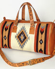 ADBG870C American Darling Hand Tooled Saddle Blanket Genuine Leather Women Bag Western Handbag Purse