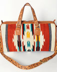 ADBG870E American Darling Saddle Blanket Genuine Leather Women Bag Western Handbag Purse