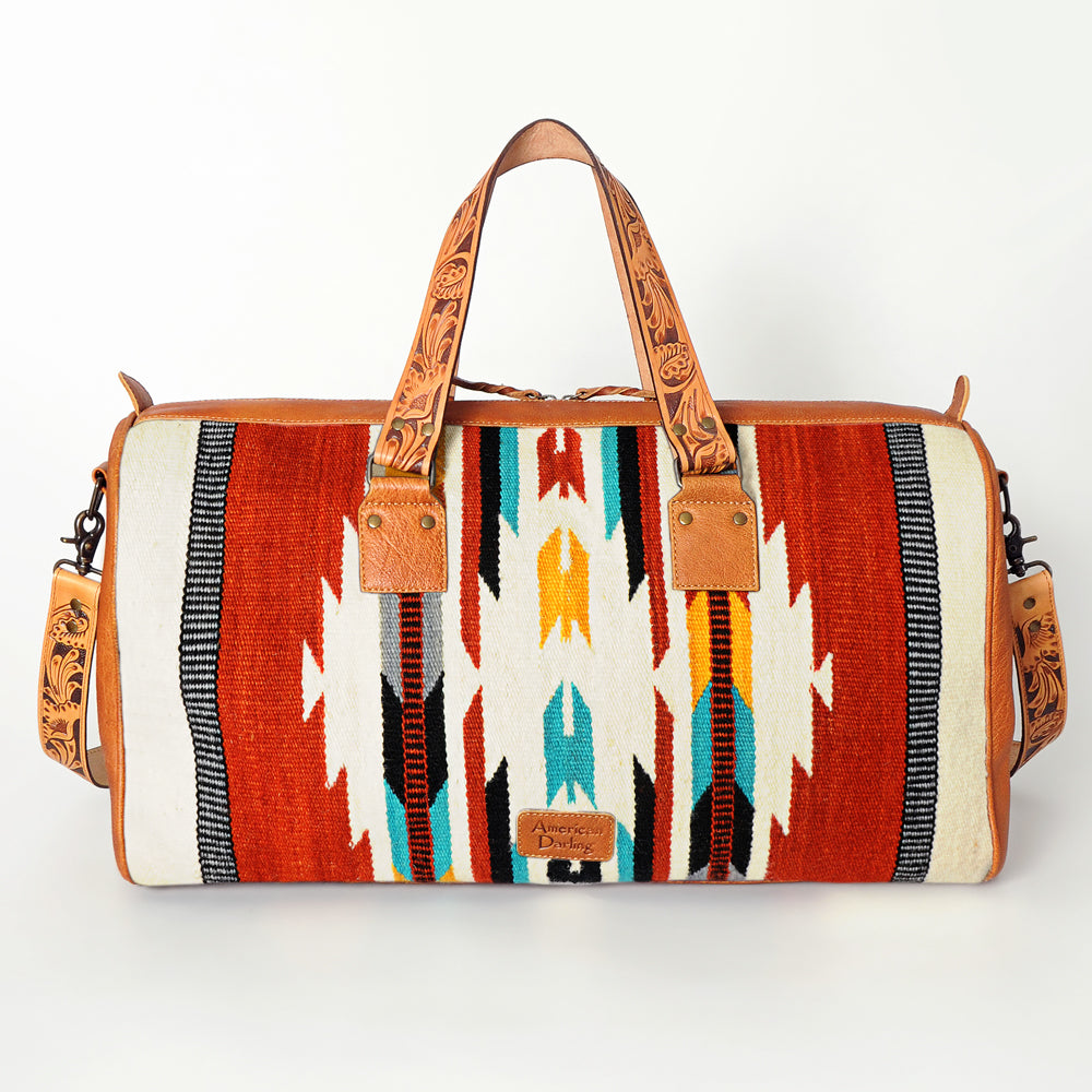 ADBG870E American Darling Saddle Blanket Genuine Leather Women Bag Western Handbag Purse