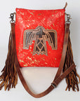 American Darling Hand Tooled Genuine Leather Women Bag Western Handbag Purse