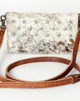 American Darling ADBG871 Small Crossbody Hair-On Genuine Leather Women Bag Western Handbag Purse