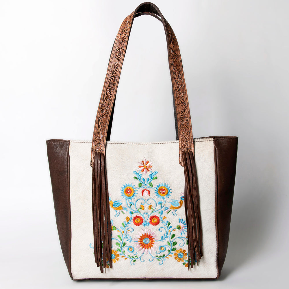 American Darling ADBGA284C Tote Hair-On Genuine Leather Women Bag Western Handbag Purse