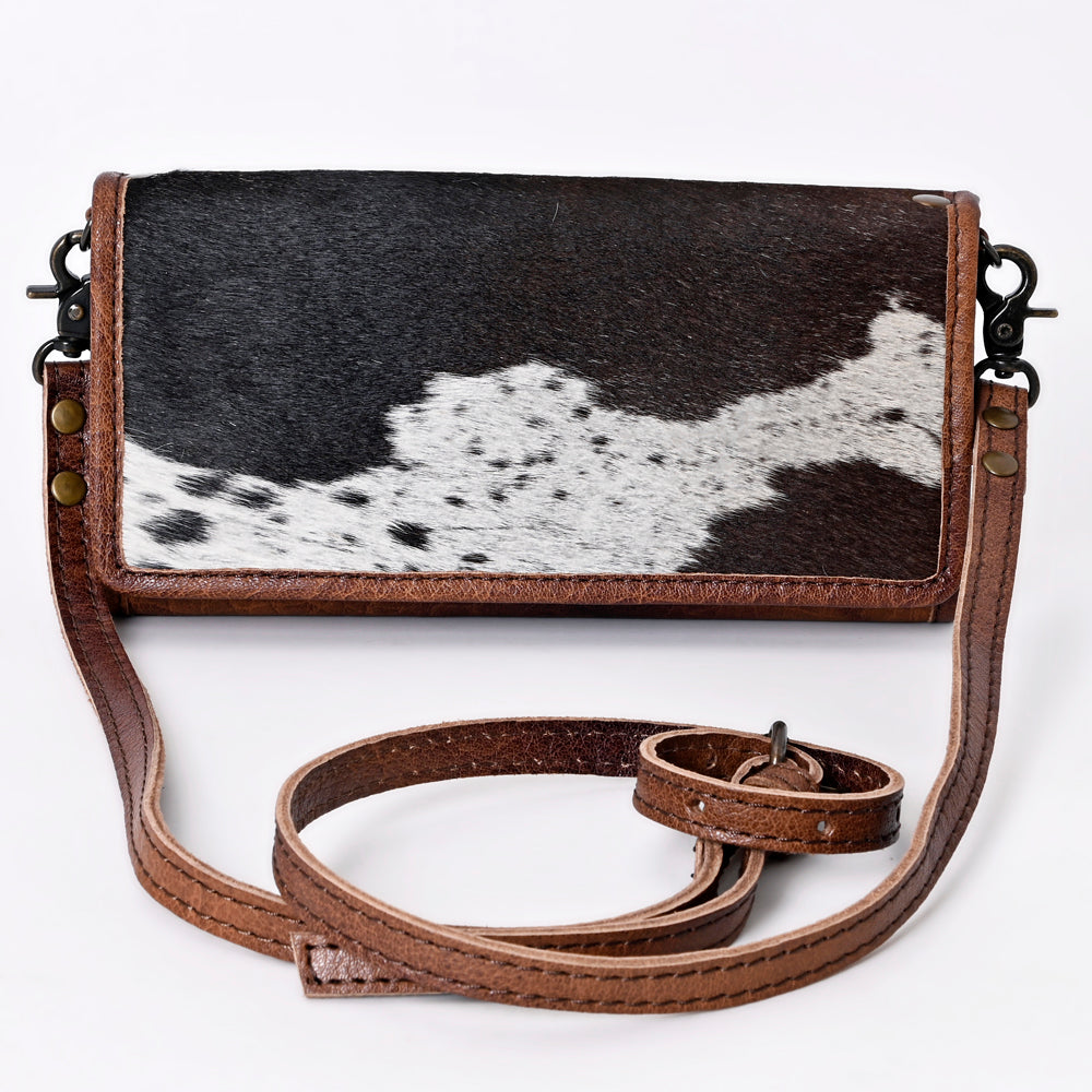 American Darling Hair On Genuine Leather Women Bag Western Handbag Purse