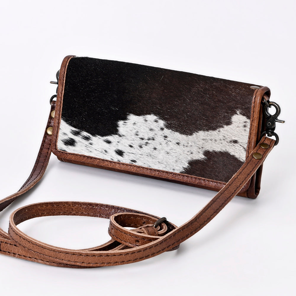 American Darling Hair On Genuine Leather Women Bag Western Handbag Purse