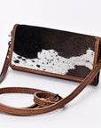 American Darling Hair On Genuine Leather Women Bag Western Handbag Purse