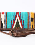 American Darling Hair On Genuine Leather Women Bag Western Handbag Purse
