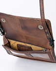 American Darling Hair On Genuine Leather Women Bag Western Handbag Purse