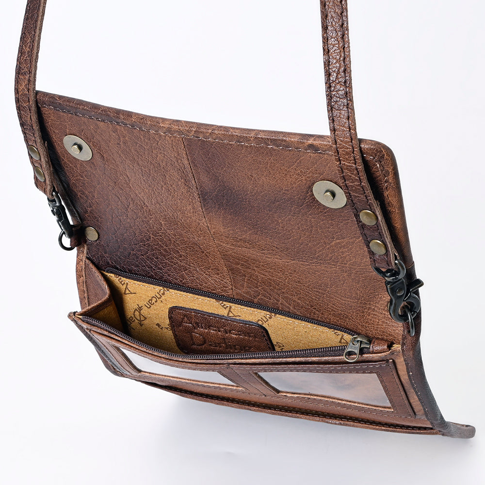 American Darling Hair On Genuine Leather Women Bag Western Handbag Purse