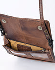 American Darling Hair On Genuine Leather Women Bag Western Handbag Purse