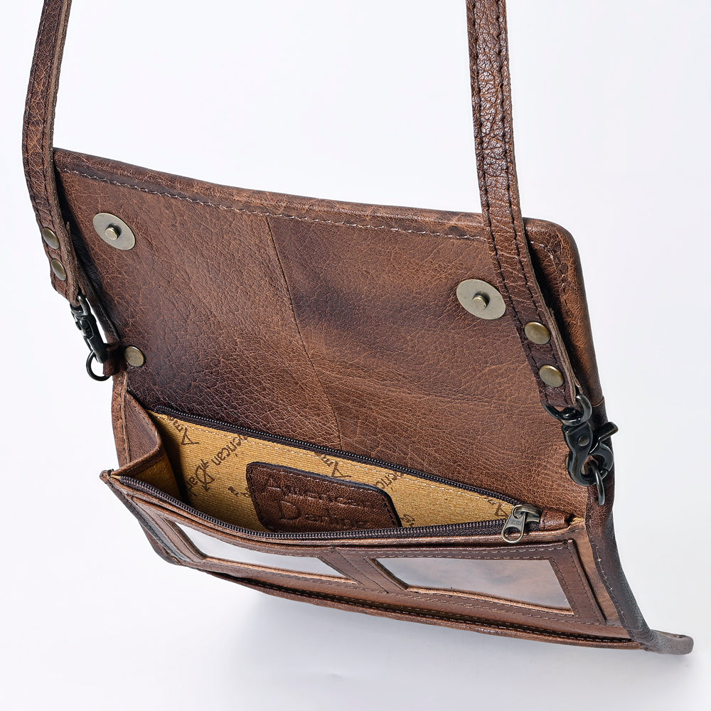 American Darling Hair On Genuine Leather Women Bag Western Handbag Purse