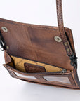 American Darling Hair On Genuine Leather Women Bag Western Handbag Purse