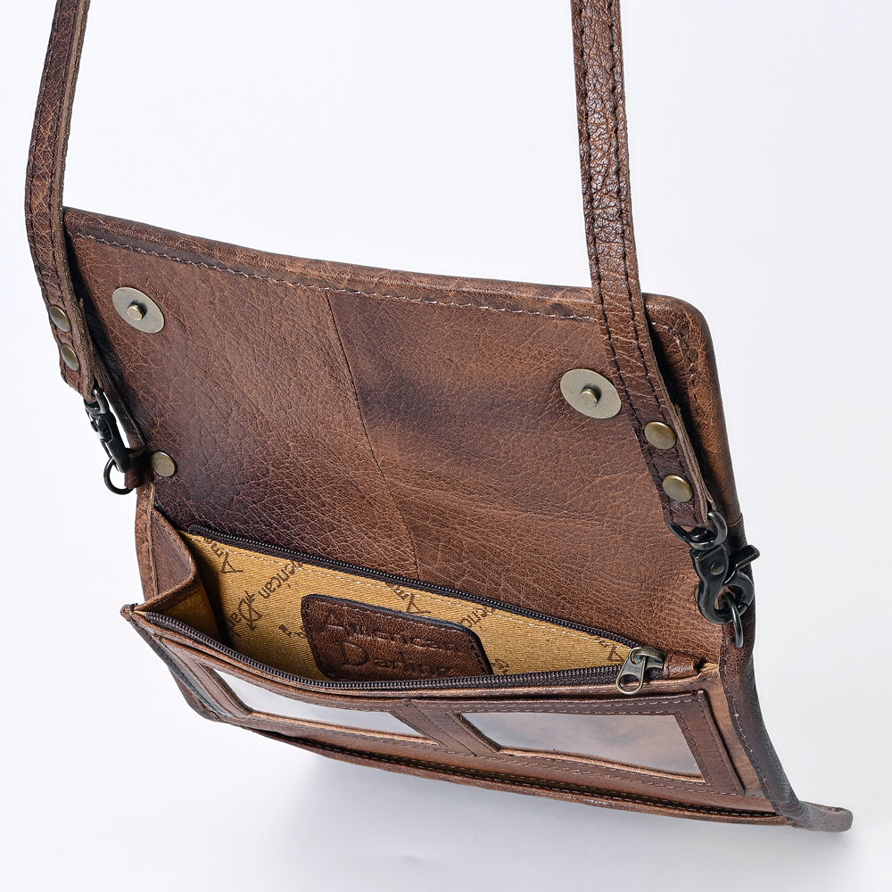 American Darling Hair On Genuine Leather Women Bag Western Handbag Purse