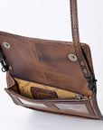 American Darling Hair On Genuine Leather Women Bag Western Handbag Purse