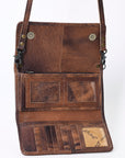 American Darling Hair On Genuine Leather Women Bag Western Handbag Purse