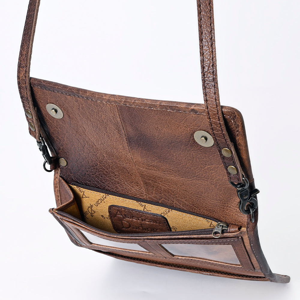 American Darling Hair On Genuine Leather Women Bag Western Handbag Purse