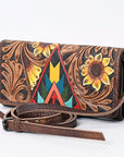 American Darling Hair On Genuine Leather Women Bag Western Handbag Purse