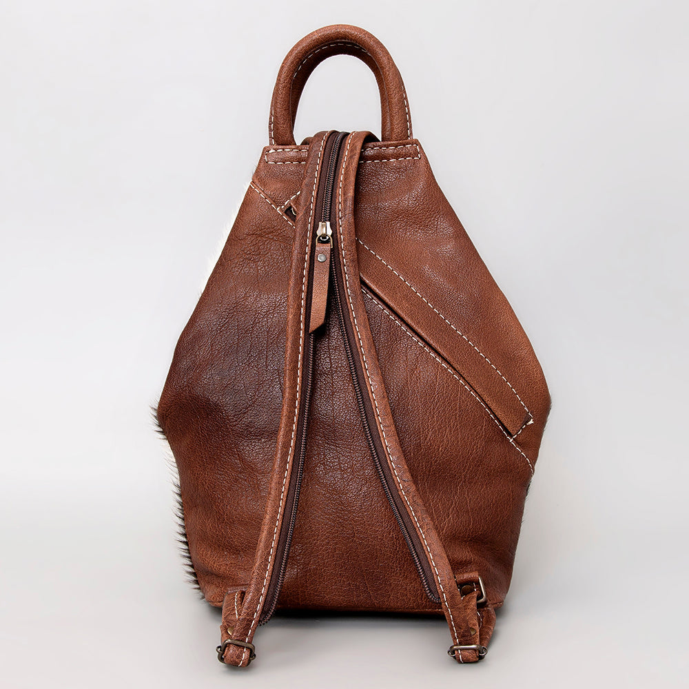 ADBG883 American Darling Hand Tooled Hair On Genuine Leather Women Bag Western Handbag Purse