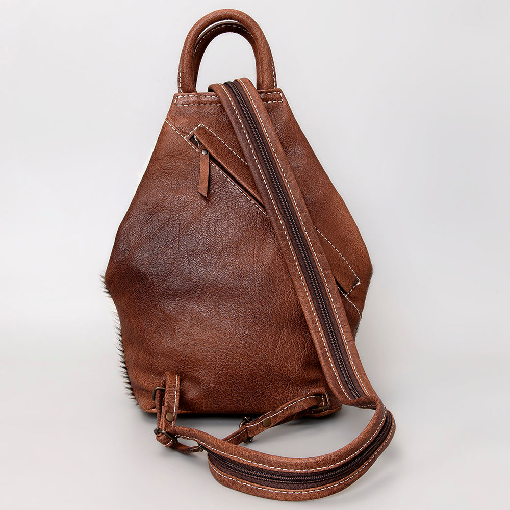 ADBG883 American Darling Hand Tooled Hair On Genuine Leather Women Bag Western Handbag Purse