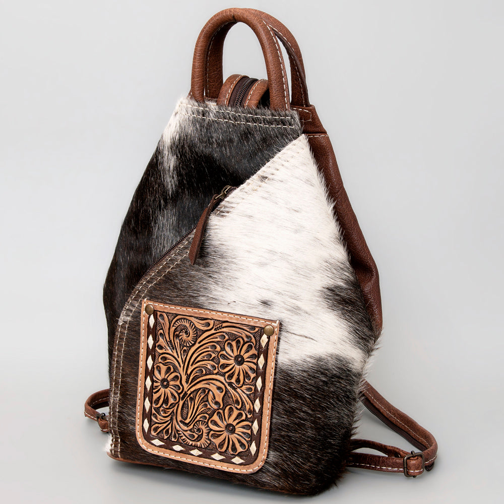 ADBG883 American Darling Hand Tooled Hair On Genuine Leather Women Bag Western Handbag Purse