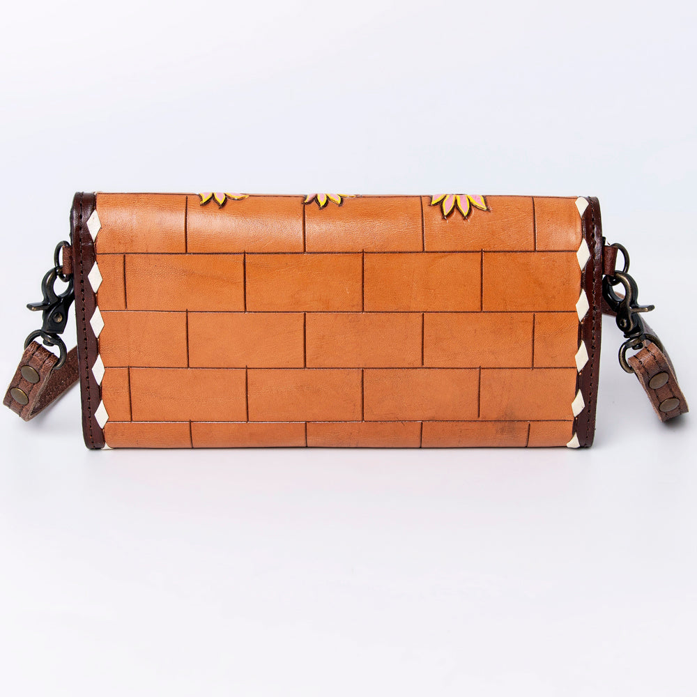 American Darling Wallet Hand Tooled Genuine Leather women bag western handbag purse