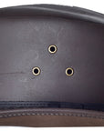 Hilason Premium Cowhide Leather Cowboy Hat Chocolate Brown