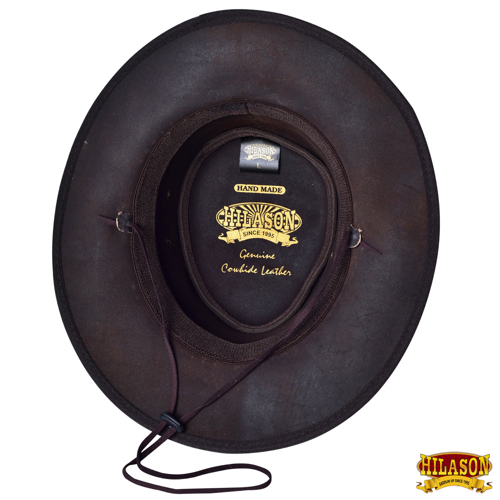 Crazy Horse Cow Suede Chocolate Brown Cowboy Hat Hilason