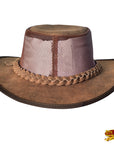 Crazy Horse Cow Suede Tan Cowboy Hat Hilason
