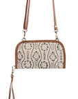 OHLAY KB307 Cross Body Upcycled Wool Genuine Leather women bag western handbag purse