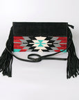 American Darling ADBG1128B Cross Body Hand Tooled Saddle Blanket Genuine Leather women bag western handbag purse
