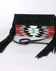 American Darling ADBG1128B Cross Body Hand Tooled Saddle Blanket Genuine Leather women bag western handbag purse