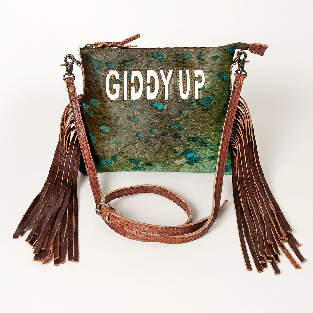 American Darling Small Crossbody Saddle Blanket Genuine Leather women bag western handbag purse