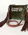 American Darling Small Crossbody Saddle Blanket Genuine Leather women bag western handbag purse