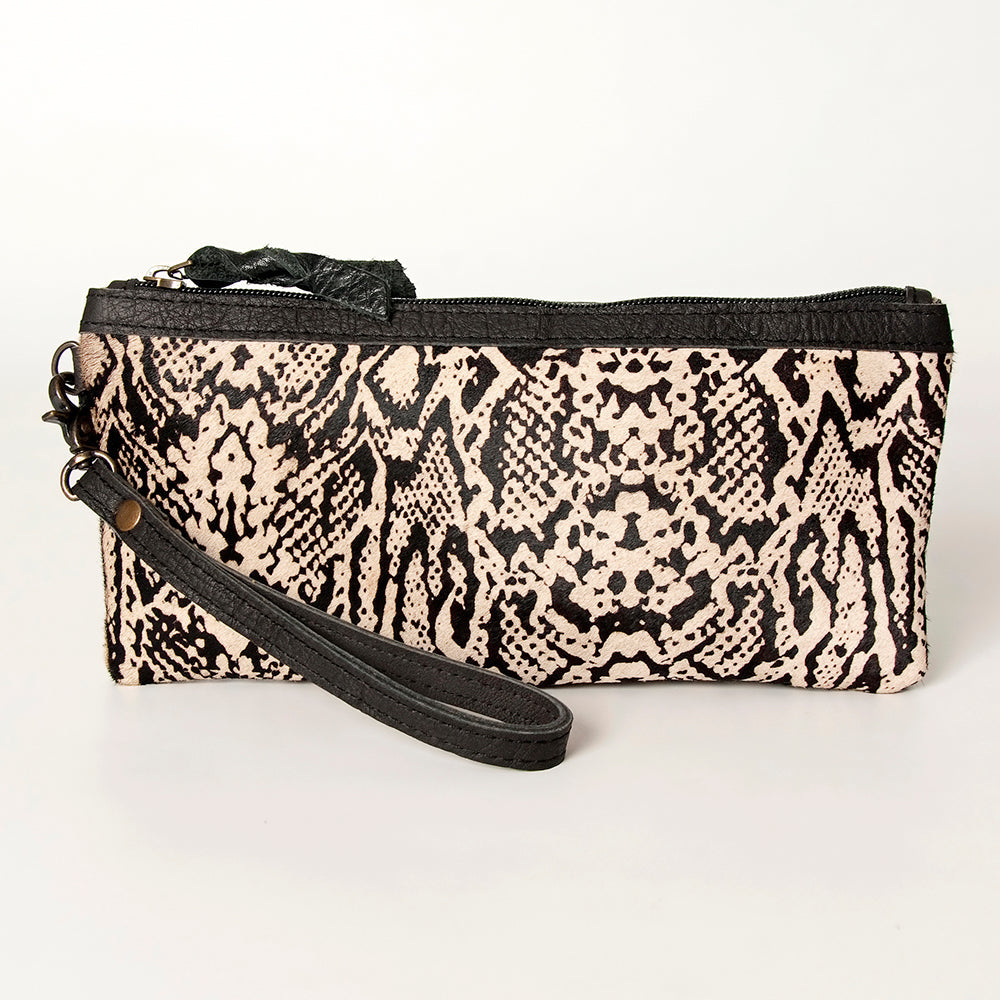 American Darling Wristlet Genuine Leather Women Bag W. Handbag Purse –