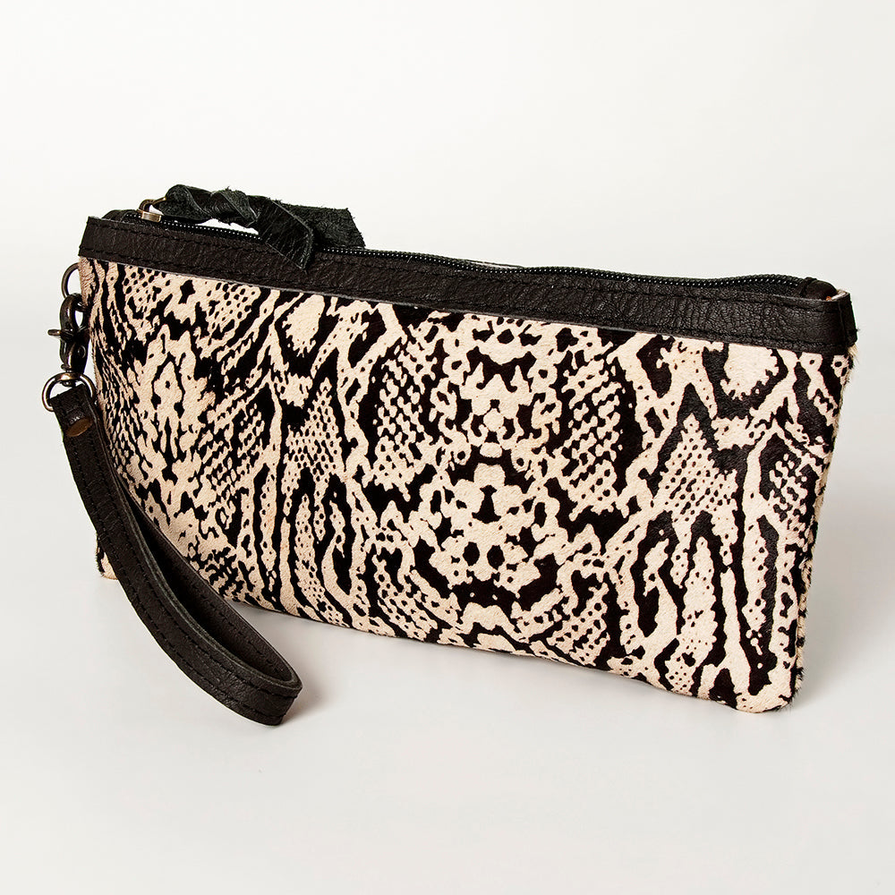 American Darling Wristlet Genuine Leather Women Bag W. Handbag Purse –