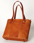 American Darling Tote Hand Tooled Hair-On Genuine Leather Western Women Bag Handbag Purse | Travel Bags College Casual