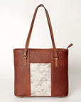 American Darling Tote Hand Tooled Hair-On Genuine Leather Western Women Bag Handbag Purse | Travel Bags College Casual