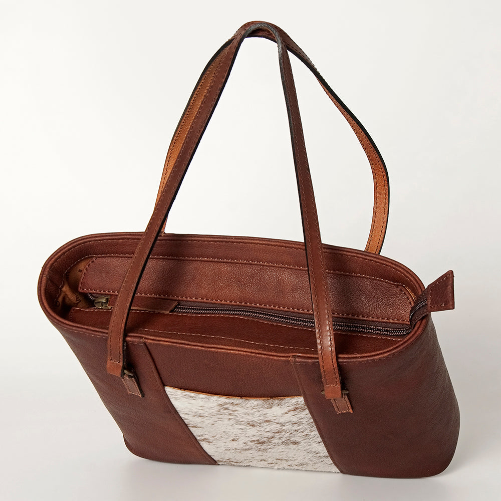 American Darling Tote Hand Tooled Hair-On Genuine Leather Western Women Bag Handbag Purse | Travel Bags College Casual