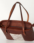 American Darling Tote Hand Tooled Hair-On Genuine Leather Western Women Bag Handbag Purse | Travel Bags College Casual