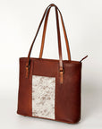 American Darling Tote Hand Tooled Hair-On Genuine Leather Western Women Bag Handbag Purse | Travel Bags College Casual
