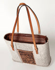 American Darling Tote Hand Tooled Hair-On Genuine Leather Western Women Bag Handbag Purse | Travel Bags College Casual
