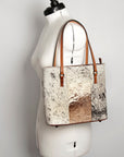 American Darling Tote Hand Tooled Hair-On Genuine Leather Western Women Bag Handbag Purse | Travel Bags College Casual