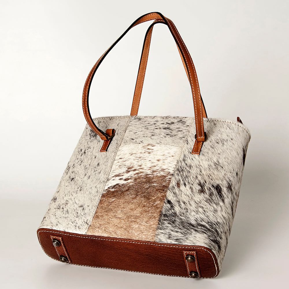 American Darling Tote Hand Tooled Hair-On Genuine Leather Western Women Bag Handbag Purse | Travel Bags College Casual