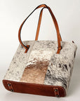 American Darling Tote Hand Tooled Hair-On Genuine Leather Western Women Bag Handbag Purse | Travel Bags College Casual