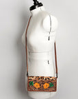 American Darling ADBG486A Wallet Hand Tooled Genuine Leather Women Bag Western Handbag Purse