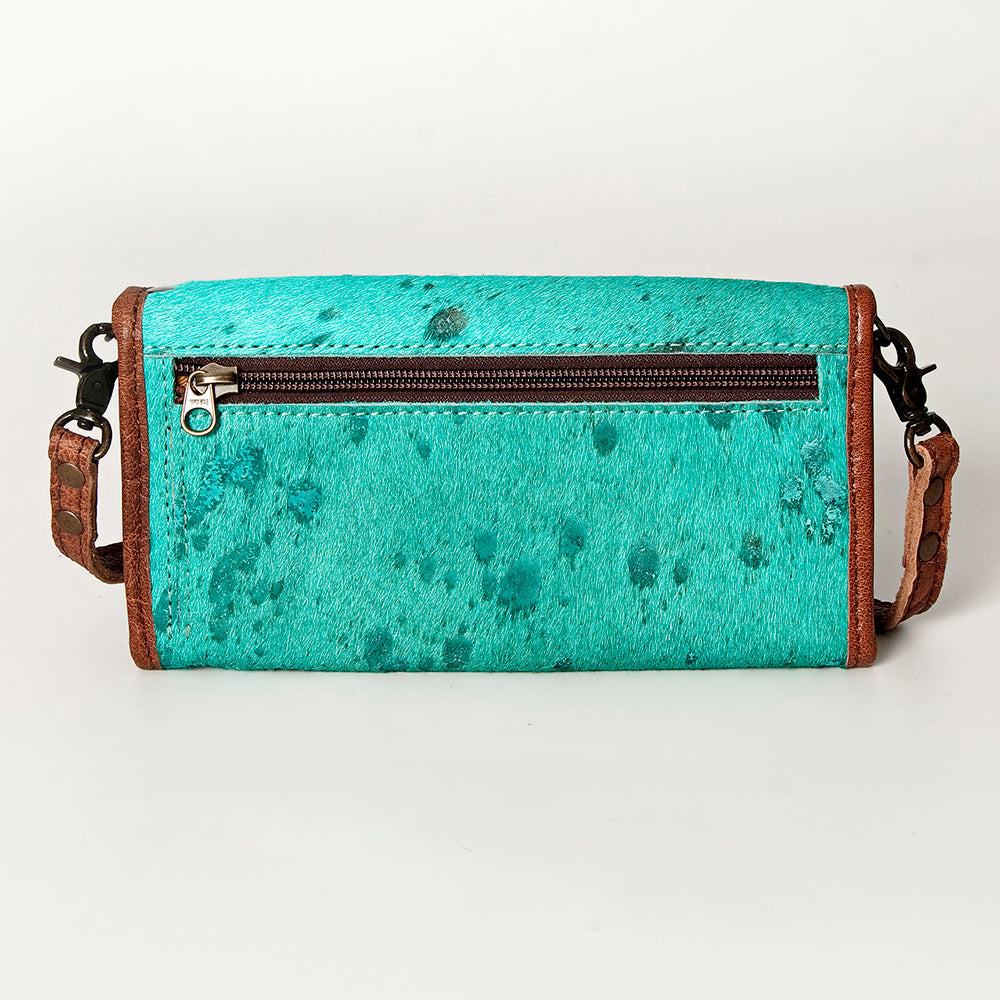 American Darling ADBG486A Wallet Hand Tooled Genuine Leather Women Bag Western Handbag Purse