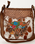 American Darling Cross Body Hand Tooled Genuine Leather women bag western handbag purse