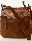 American Darling Cross Body Hand Tooled Genuine Leather women bag western handbag purse