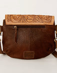 American Darling Messenger Hand Tooled Genuine Leather Women Bag Western Handbag Purse