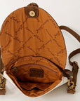 American Darling Messenger Hand Tooled Genuine Leather Women Bag Western Handbag Purse